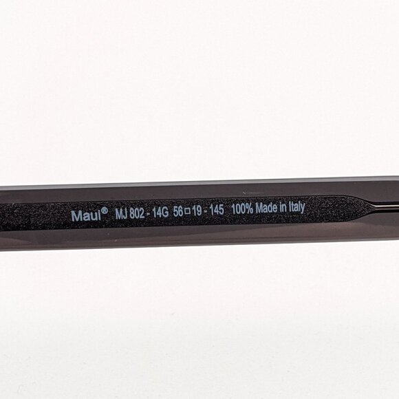 🕶️Made in Italy! Maui Jim VELZYLAND MJ802-14G Sunglasses 56/19/145 | ALO313🕶️ - Picture 6 of 10